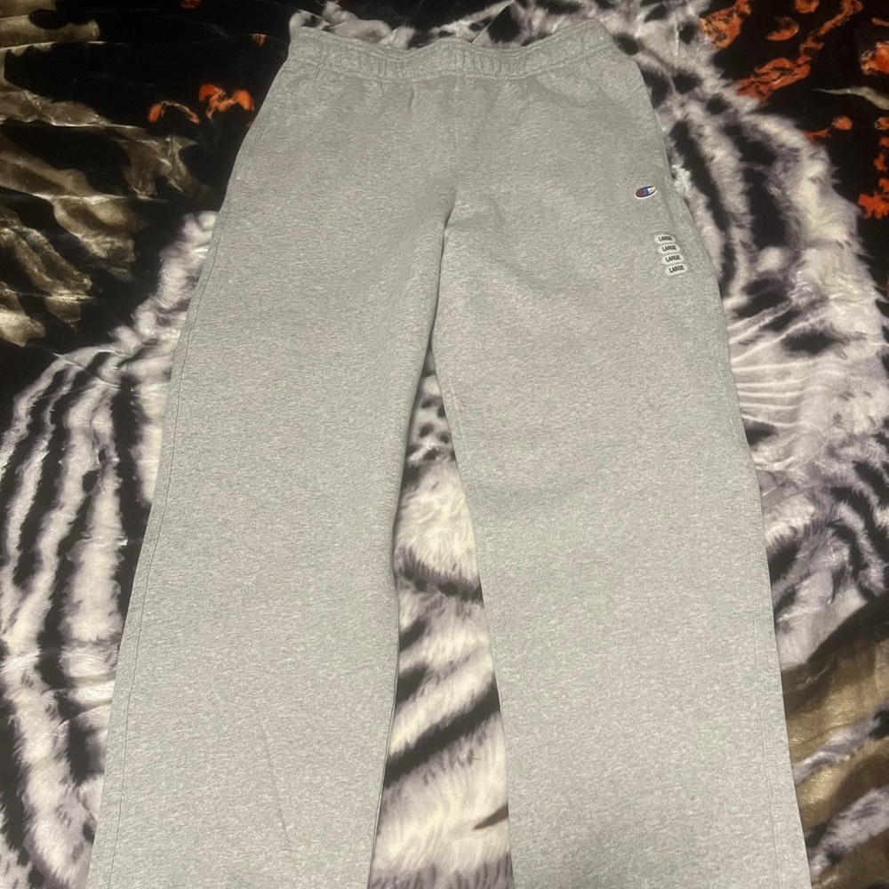 Champion Pants Mens Large Gray Blue
Logo Causal Sweat Pants
